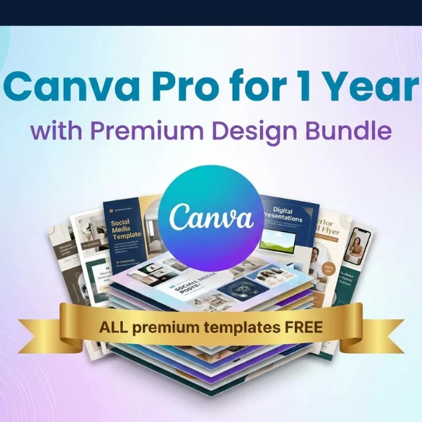 Canva Pro – 1 Year Premium Plan